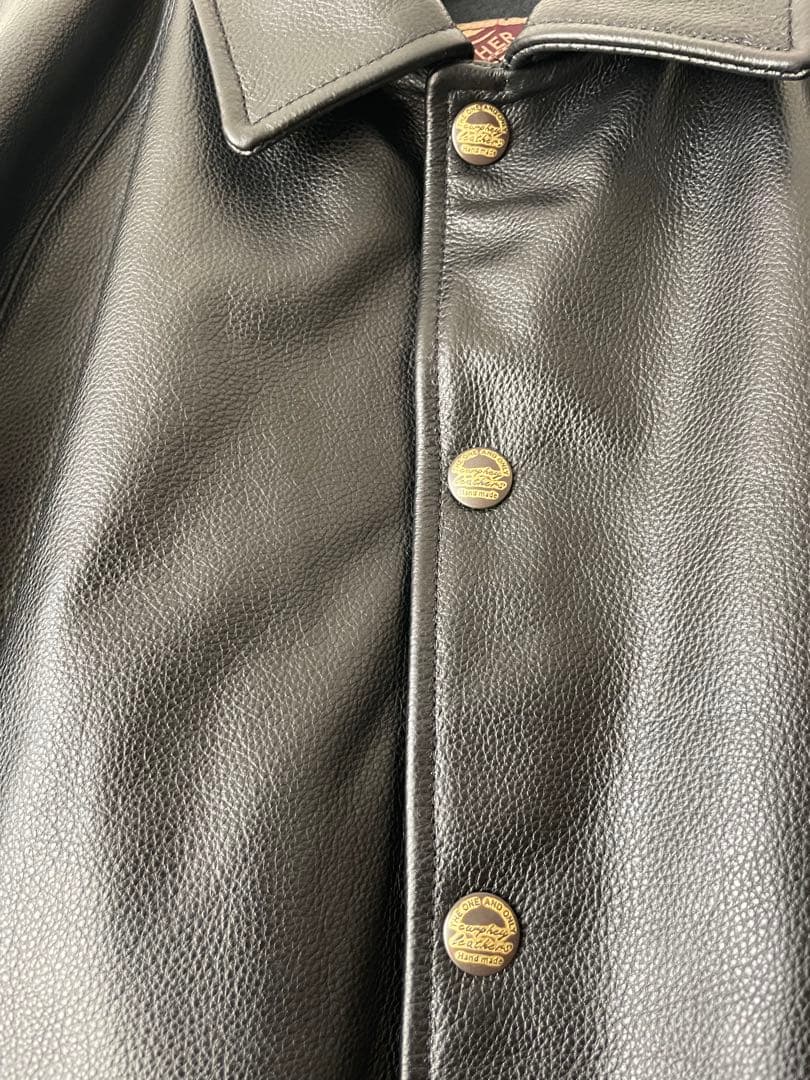 本革　レザーコーチジャケット　サイズ36 極美品　Mサイズ程度