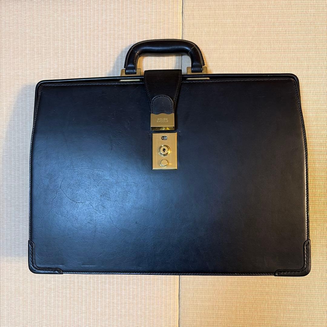 ソメスサドル エグゼクティブ ダレスバッグ ブラック