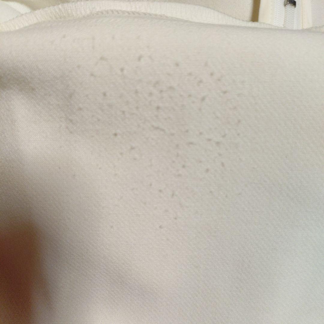 YOKO CHAN長袖ブラウス　パール　ホワイト白