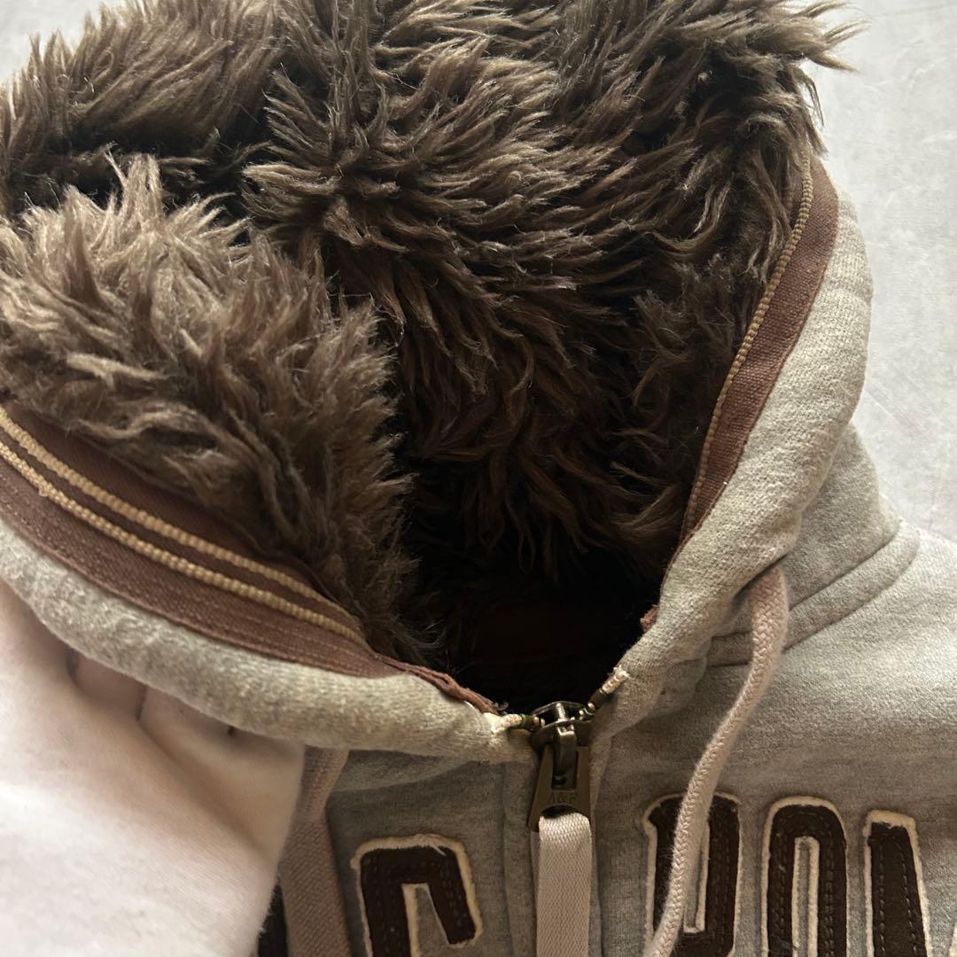 トップス Abercrombie & Fitch grunge parka gray