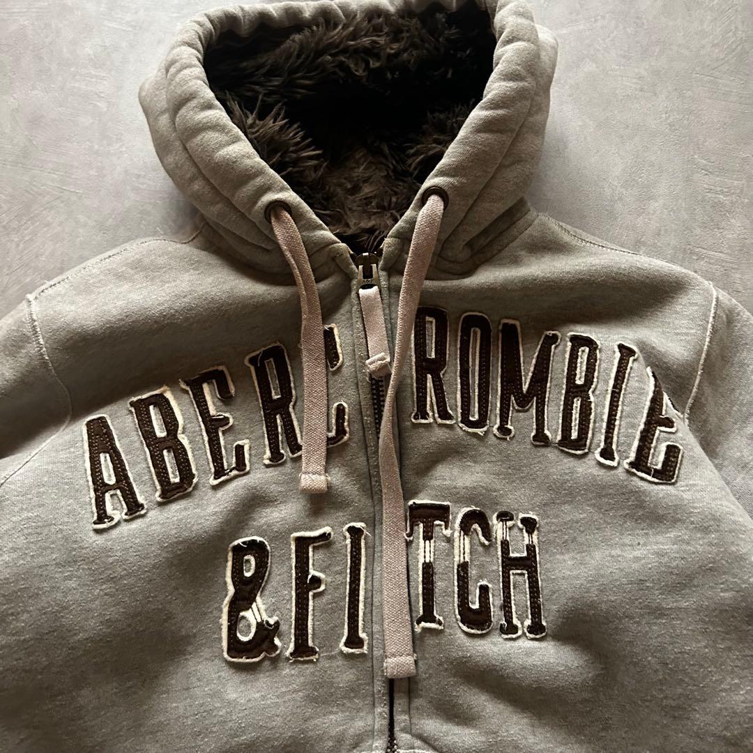 トップス Abercrombie & Fitch grunge parka gray