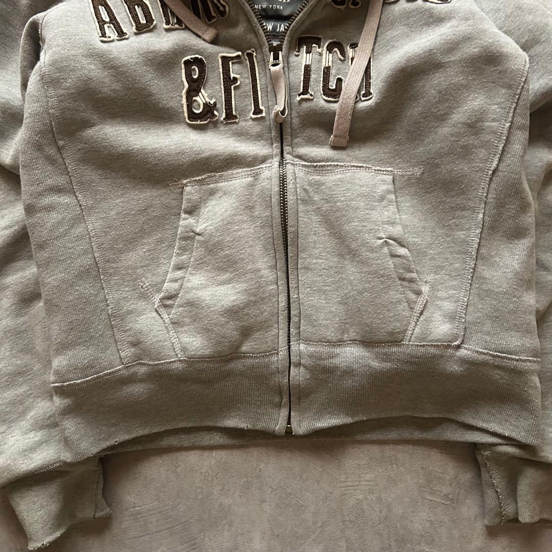 トップス Abercrombie & Fitch grunge parka gray