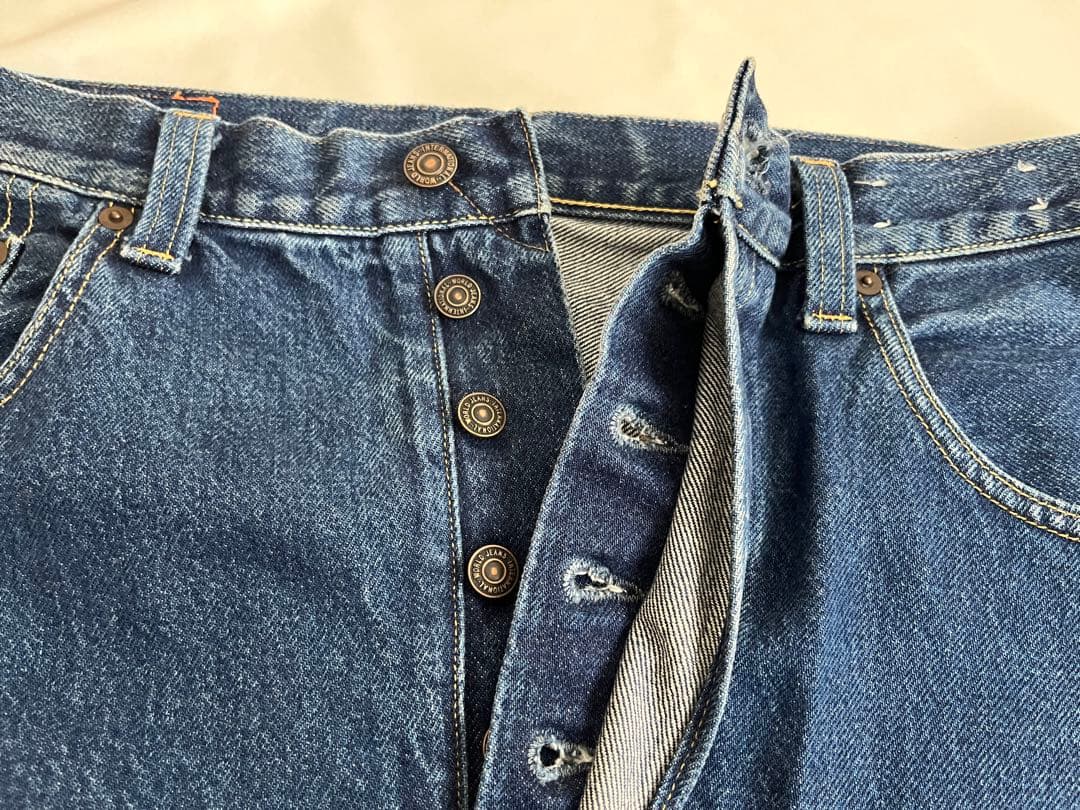 日本製　H BEAUTY&YOUTH セルビッチデニム　インディゴブルー　岡山