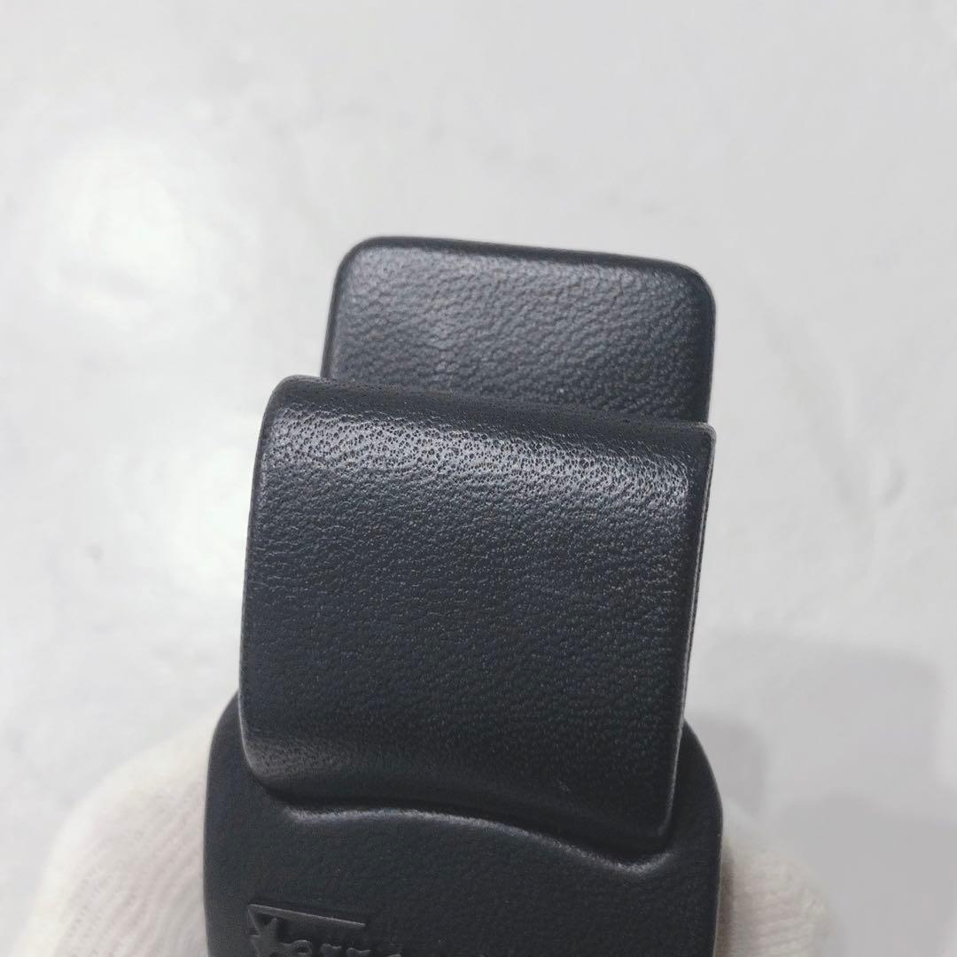 ☆Ferragamo☆ フェラガモ バレッタ ブラックレザー ヴァラリボン