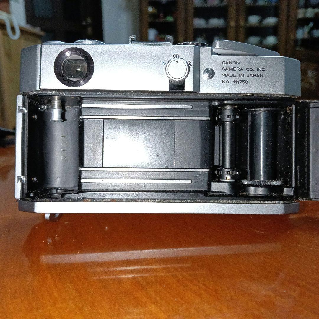 キャノン７Ｓ　50mm f/1.4 レンズ　純正レザーケース付き