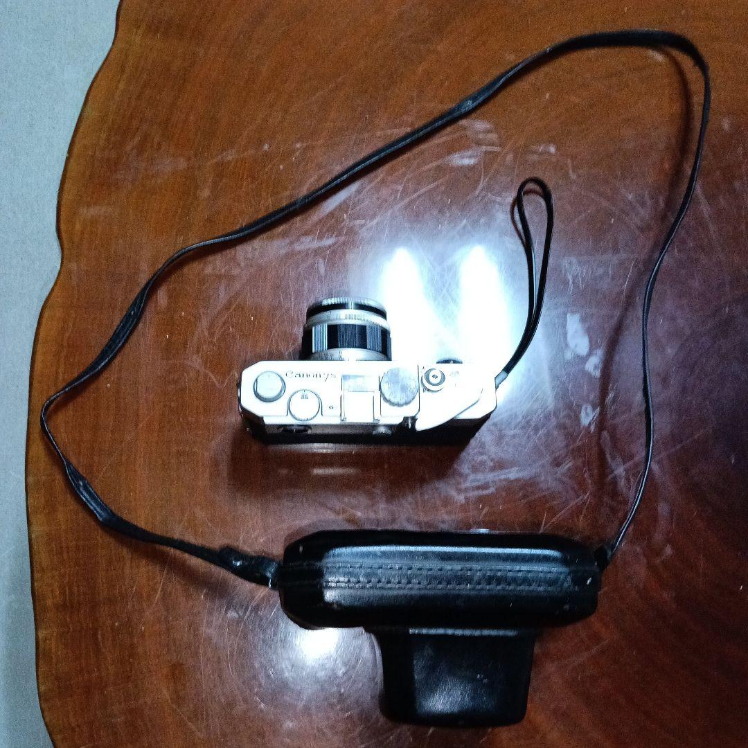 キャノン７Ｓ　50mm f/1.4 レンズ　純正レザーケース付き