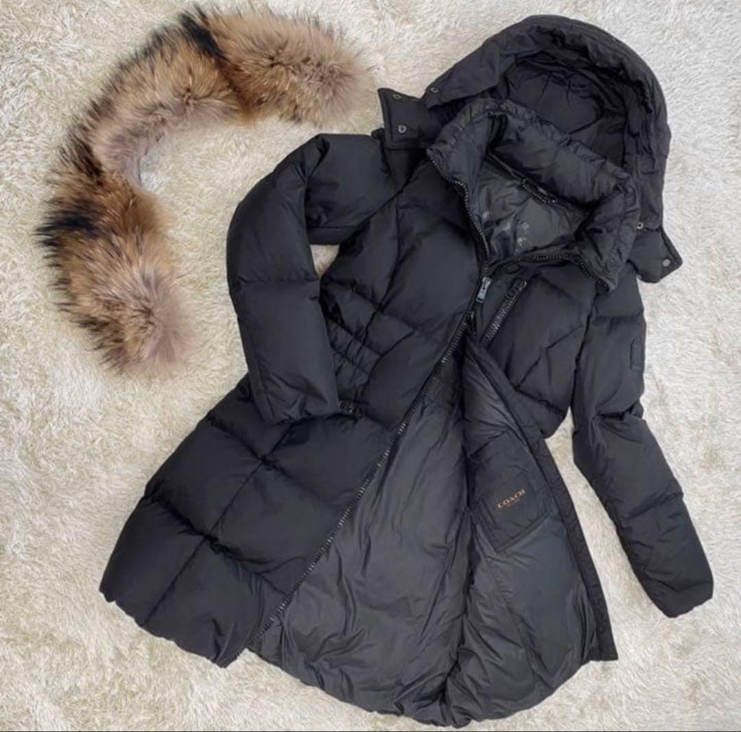 CORCH ダウンジャケット ファー付き