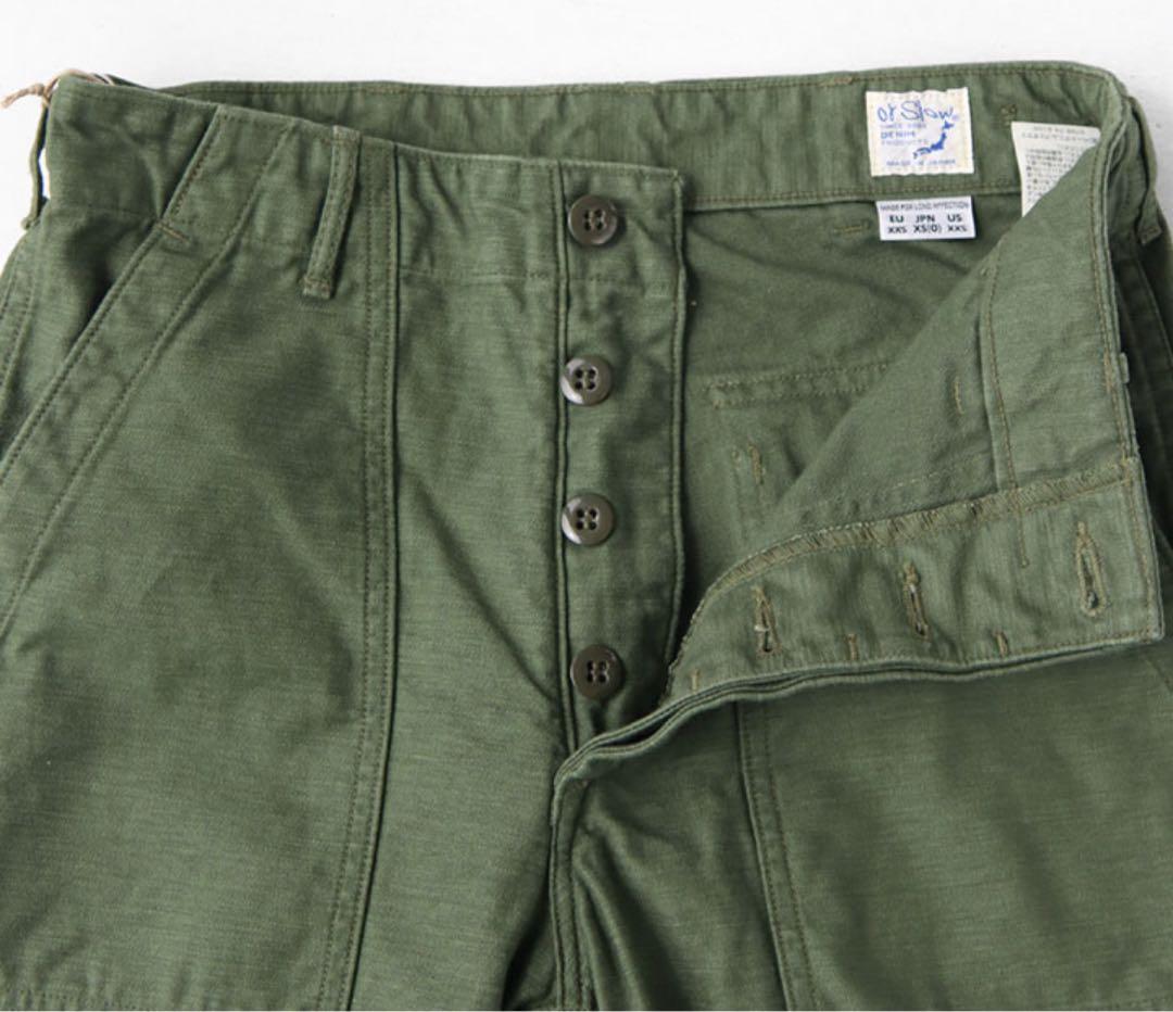定価21870円orSlow(オアスロウ) ファティーグパンツベイカーパンツ 0