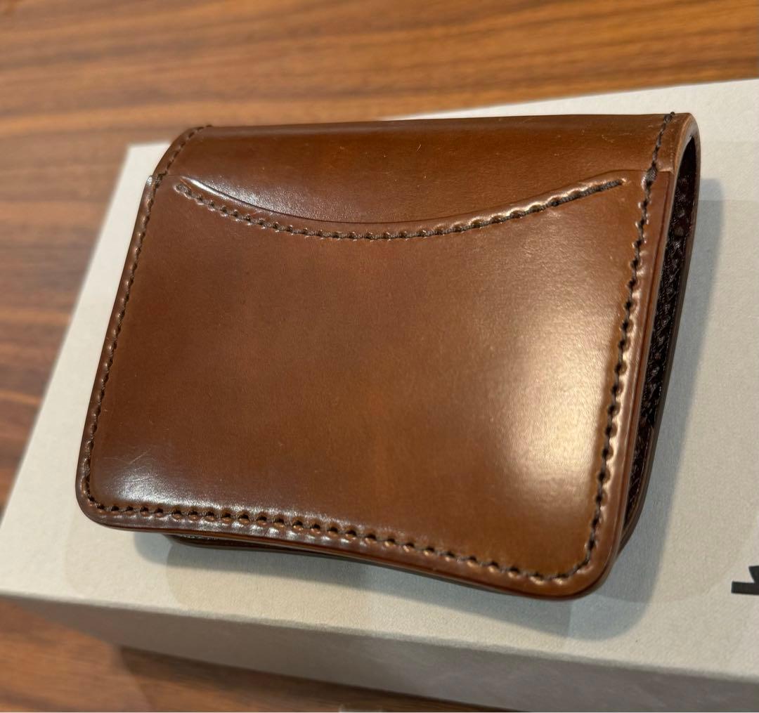 ワイルドスワンズ　パームv2 シェルコードバン バーボン WILDSWANS