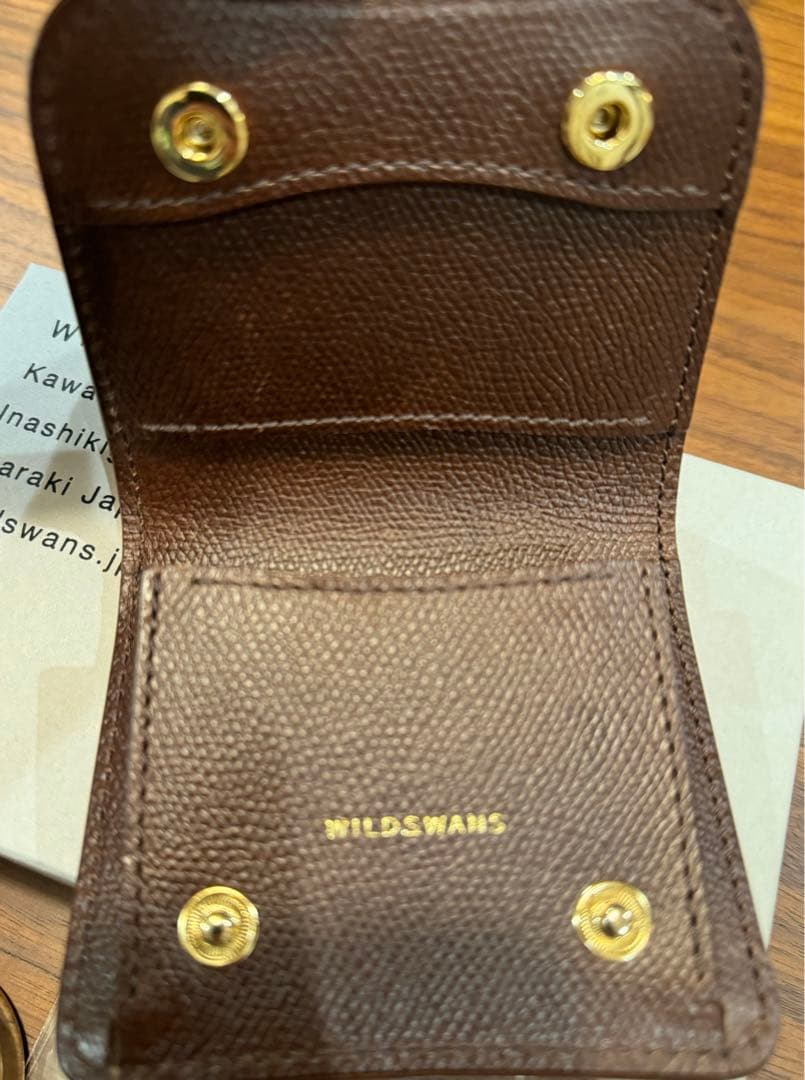 ワイルドスワンズ　パームv2 シェルコードバン バーボン WILDSWANS