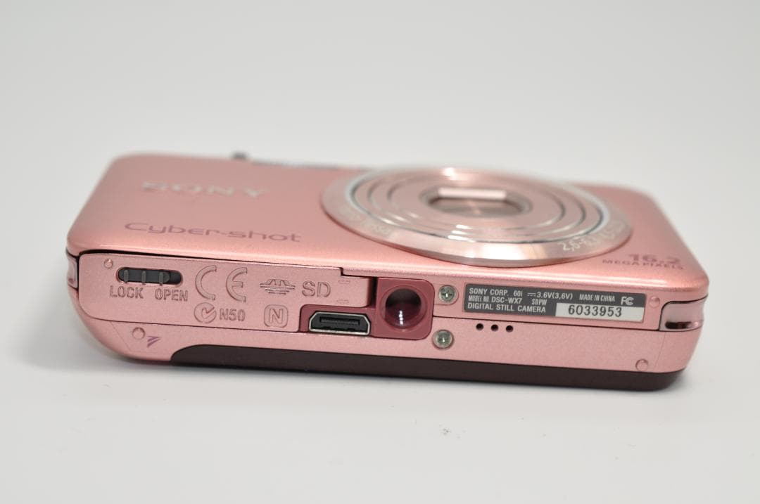 美品 SONY ソニー デジタルカメラ DSC-WX7 サイバーショット ピンク