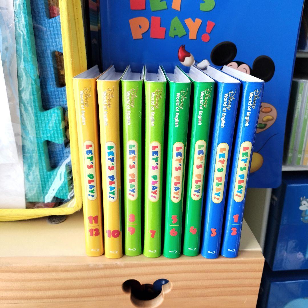 レッツプレイ フルセット ブルーレイ　ディズニー英語システム ワールドファミリー