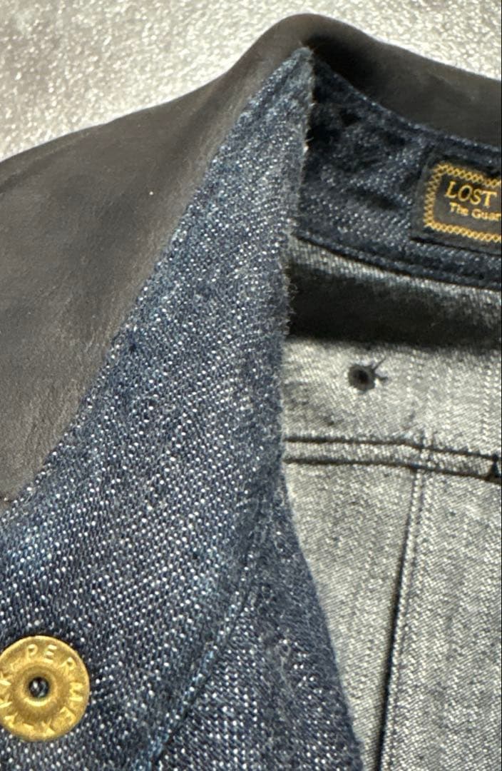 ロストコントロール　ルード　襟レザー　オーバーオール　つなぎ　　チバユウスケ