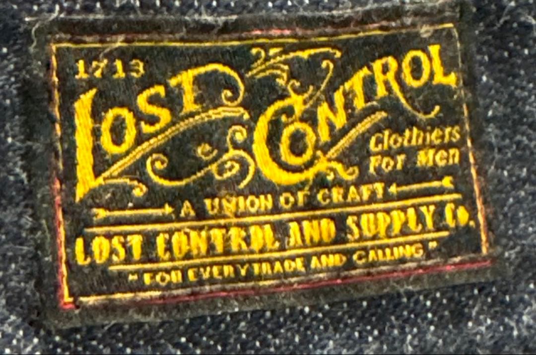 ロストコントロール　ルード　襟レザー　オーバーオール　つなぎ　　チバユウスケ