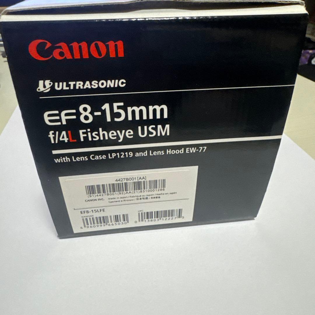 レンズ(単焦点) Canon EF 8-15mm f/4L Fisheye USM