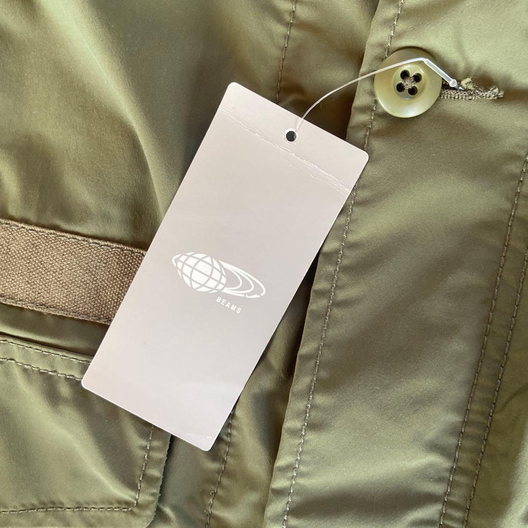 試着のみ ソロテックス ミリタリー ブルゾン ノーカラー ビームスボーイ