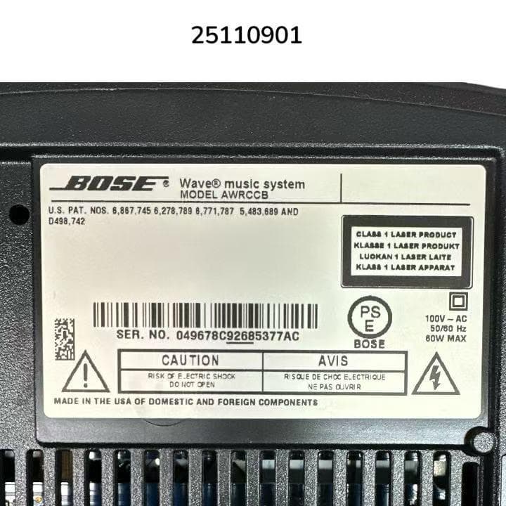 ラジオ・コンポ BOSE Wave Music System AWRCCB