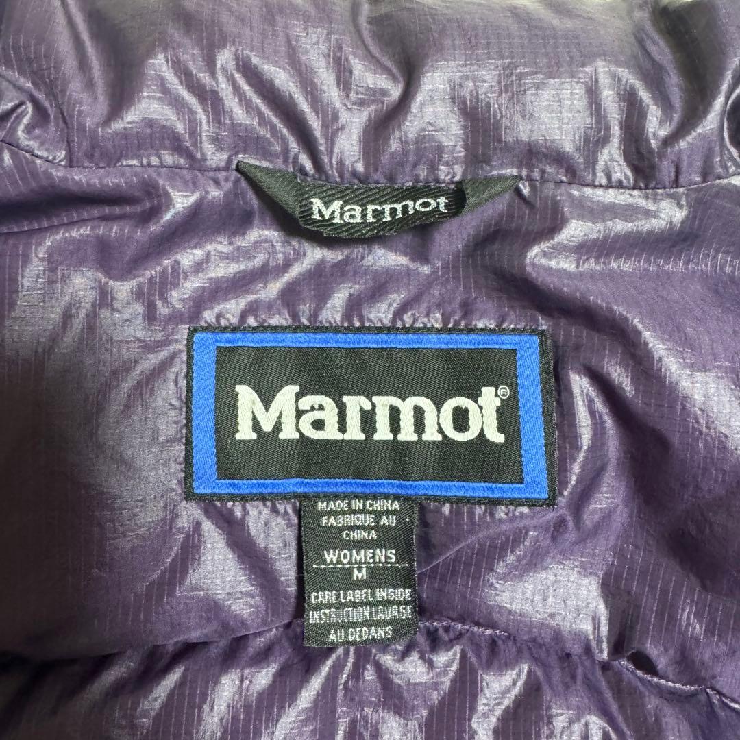 【MOMO】Marmot puffy jacket S紫短丈y2kドローコ