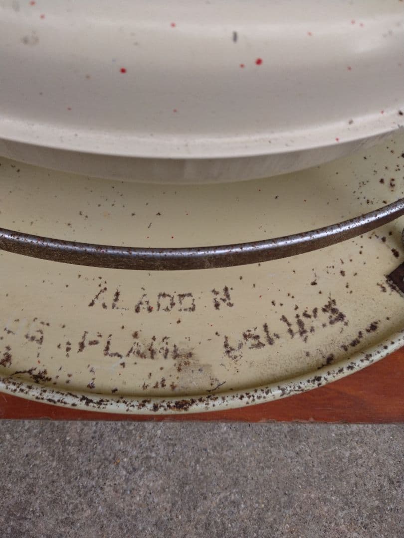 ジャンク　Aladdin アラジン石油ストーブブルーフレームヒーター 円筒形