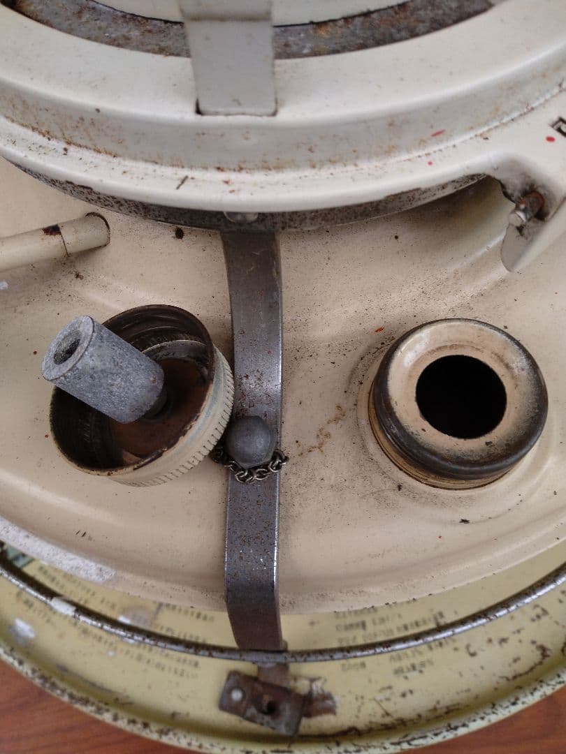 ジャンク　Aladdin アラジン石油ストーブブルーフレームヒーター 円筒形