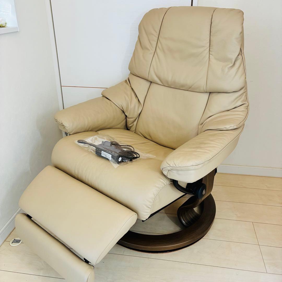 【状態良好】希少　EKORNESエコーネス ストレスレスチェア　レノ　電動タイプ