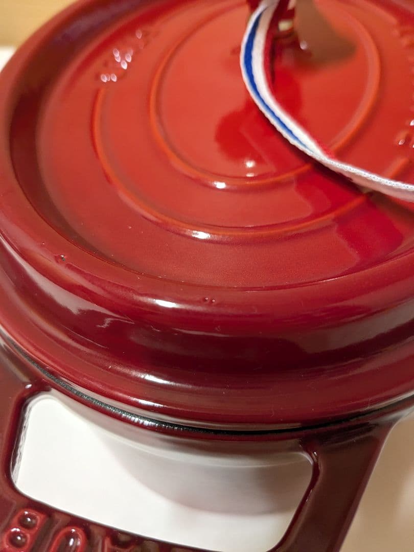 【未使用】ストウブ　Staub　ピコ ココット オーバル チェリー 23cm