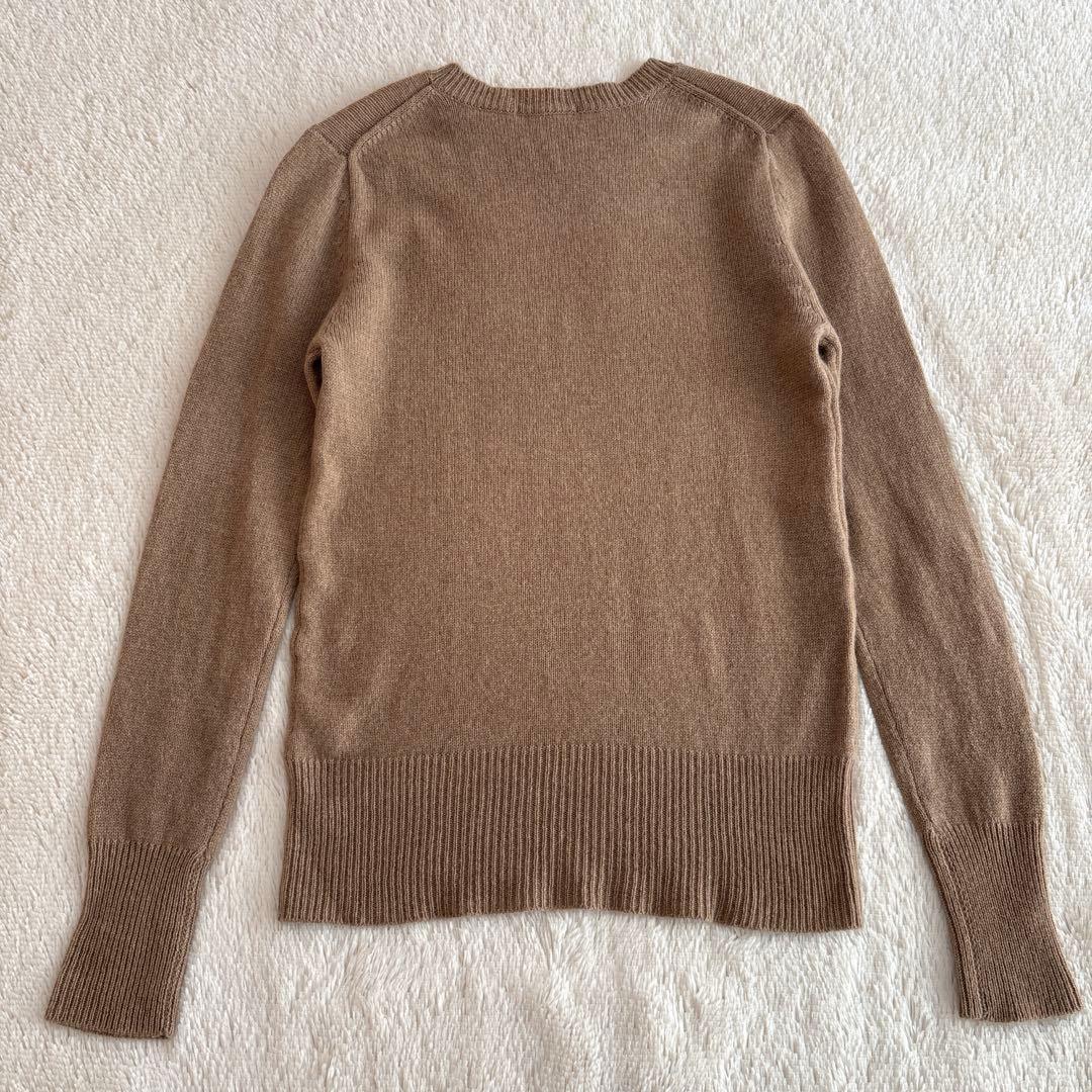 美品✨ANSPINNEN カシミヤ100% ニット　キャメル