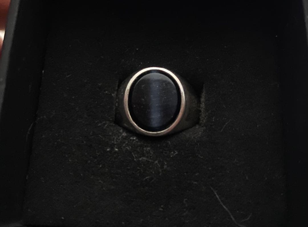 アクセサリー tomwood oval blue hawk eye 54