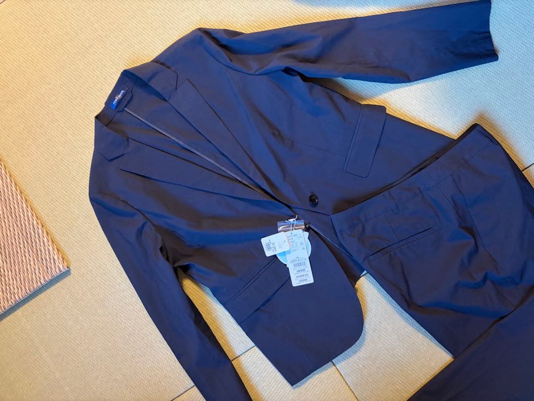 NEWYORKER ネイビー パンツスーツ ジャケット13号/パンツ15号