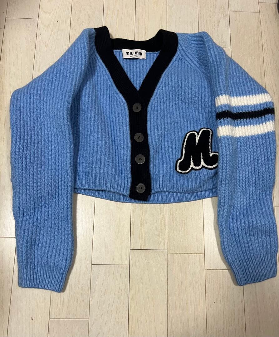 miumiu ミュウミュウ クロップドカーディガン ジャケット 36サイズ