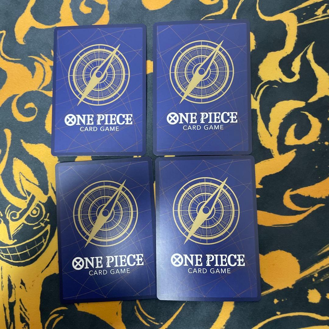 リューマ　プロモ　MONSTERS パラレル4枚セット　ONE PIECEカード