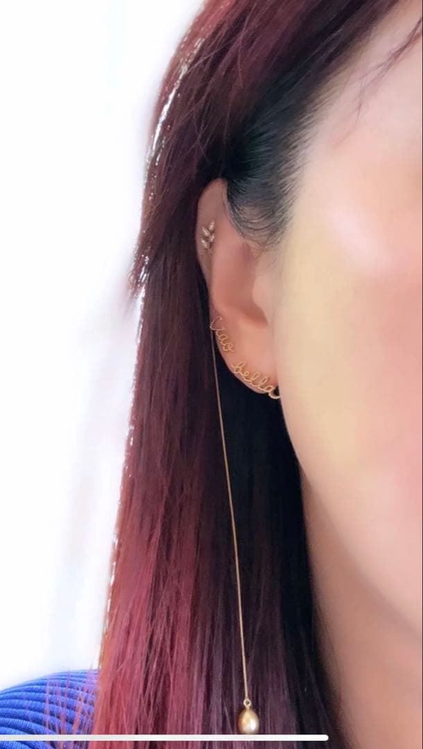 クアラントット　Ciao ダイヤモンド ピアス K18YG