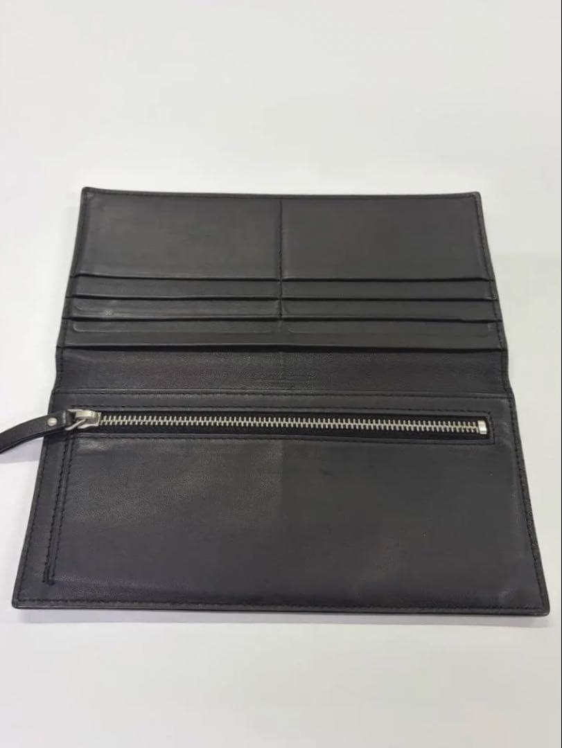 SAINT LAURENT クロコ型押レザー 長財布