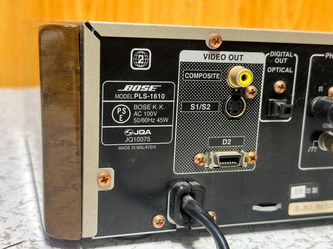 Bose PLS-1610 CD/DVDプレーヤー 動作確認済み