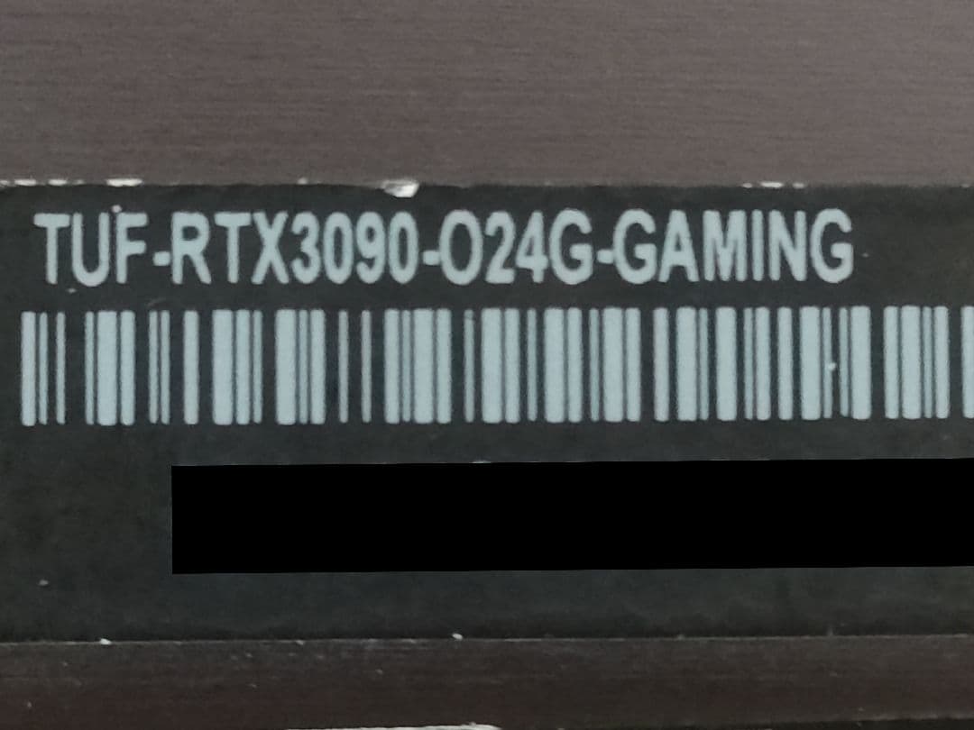 B*i様 ASUS GeForce RTX3090 24GB TUF GAMIN
