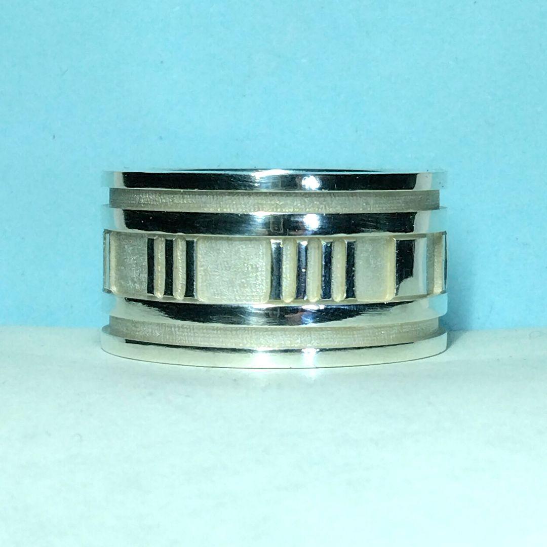 ティファニーアトラスワイドリング　21号　新品仕上げ　ほぼ無傷未使用に近い