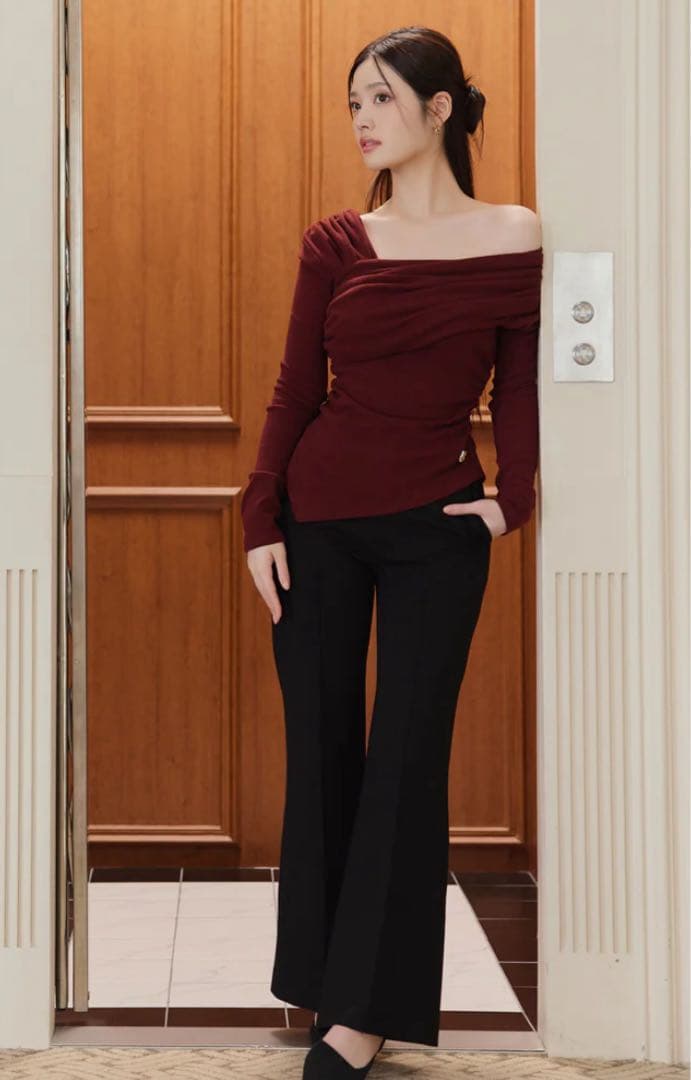 3wayクロスワンショルダートップス poláura ポローラ