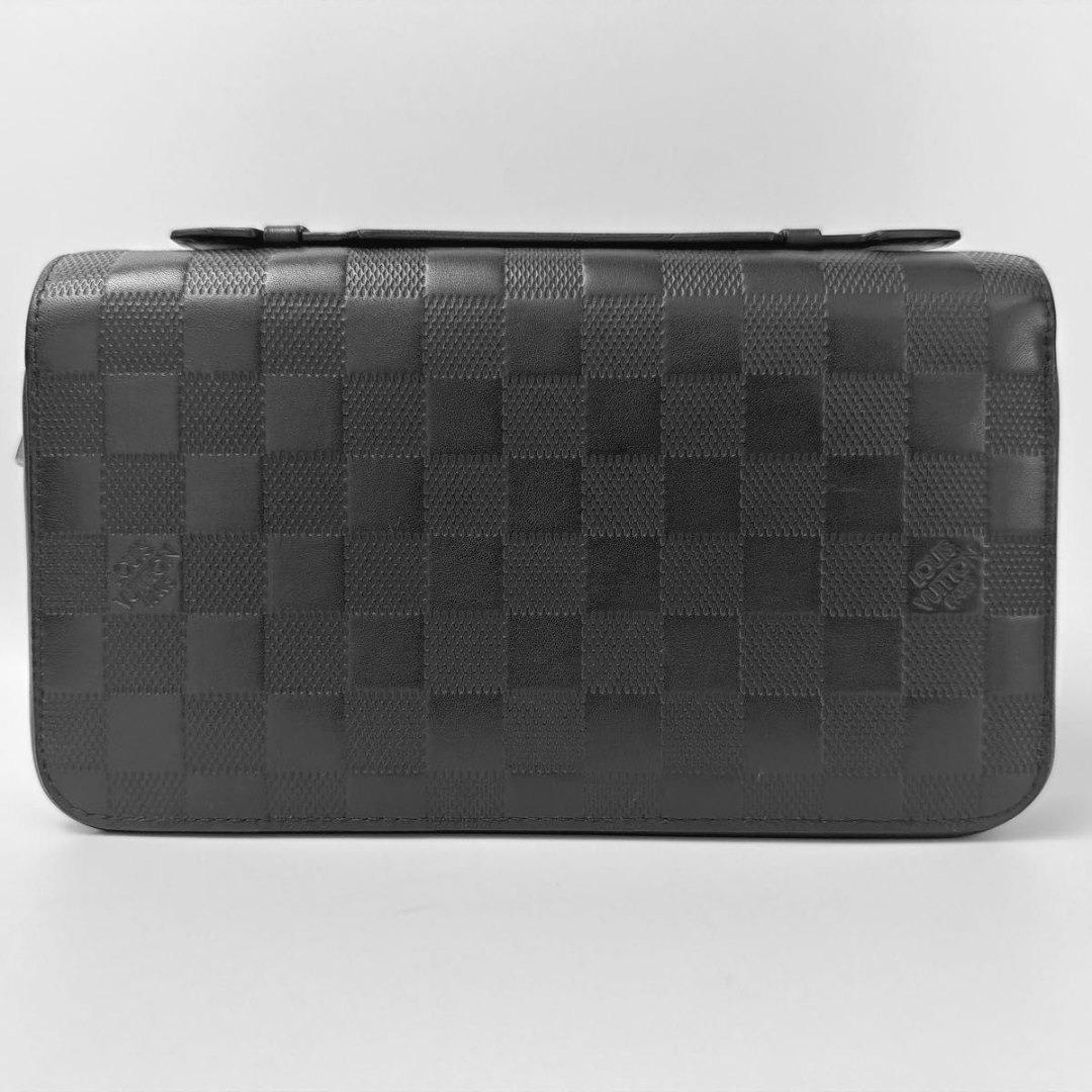 ルイヴィトン ダミエ・アンフィニ ジッピーXL 長財布 ブラック N61254