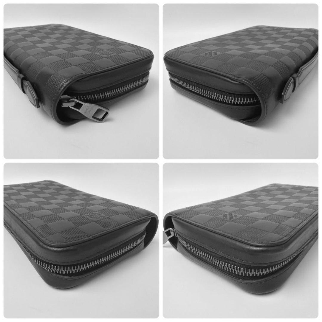 ルイヴィトン ダミエ・アンフィニ ジッピーXL 長財布 ブラック N61254