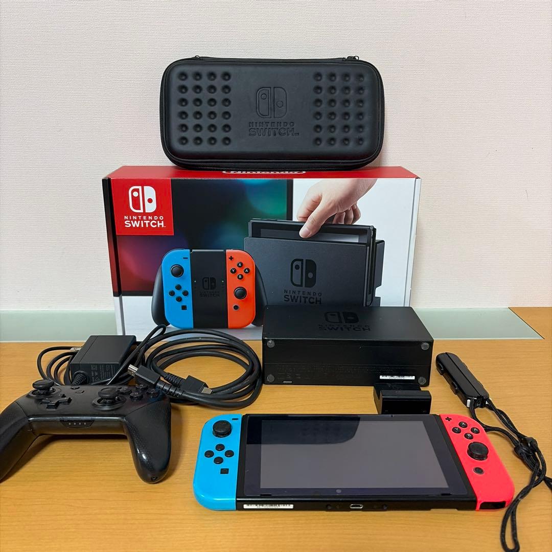 【純正プロコン付属】 Switch 本体 ＋ 付属品 箱あり