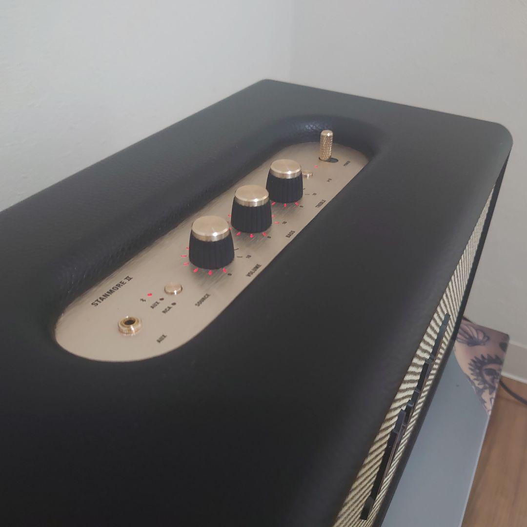 【美品】Marshall ワイヤレススピーカー Stanmore II ブラック