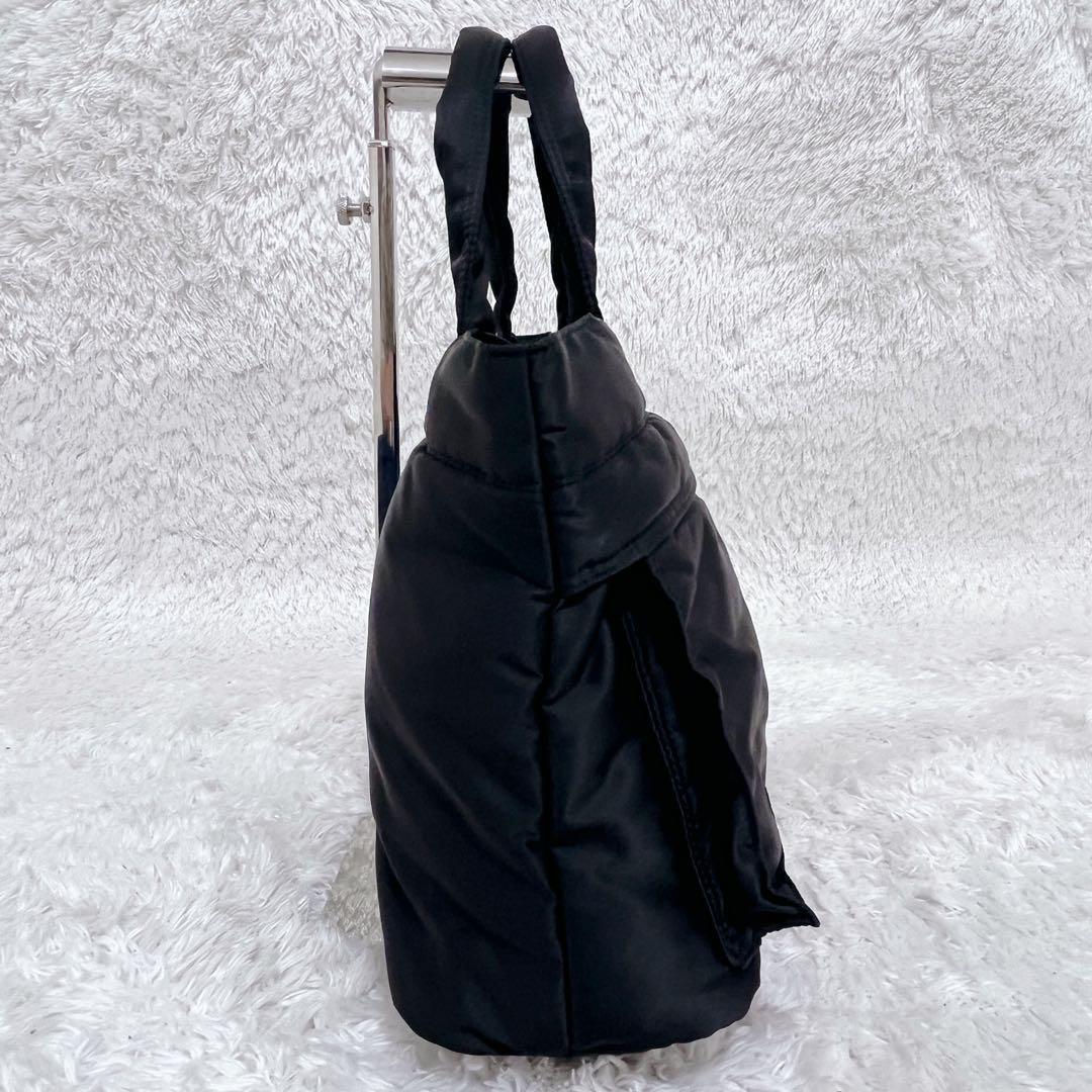 極美品✨ポーター タンカー ミニトートバッグ ハンドバッグ ブラック