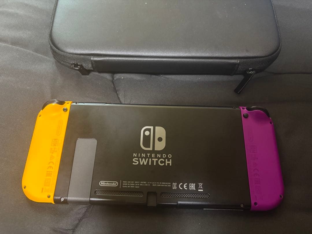 ち*︎様 Switch 本体　ジョイコン　パープルオレンジ　ケース付