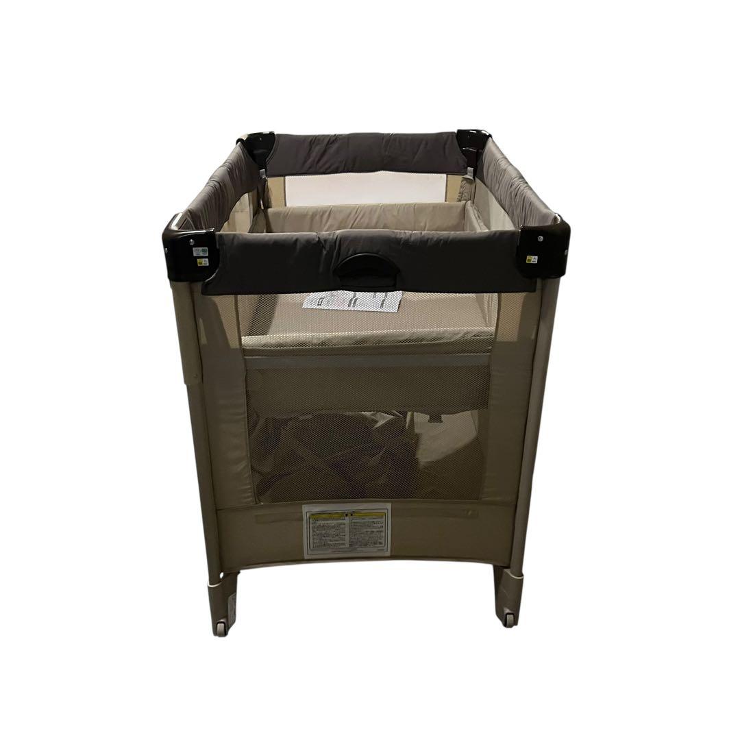 【美品】Aprica ココネルエアー ベビーベッド 折り畳み ベッド