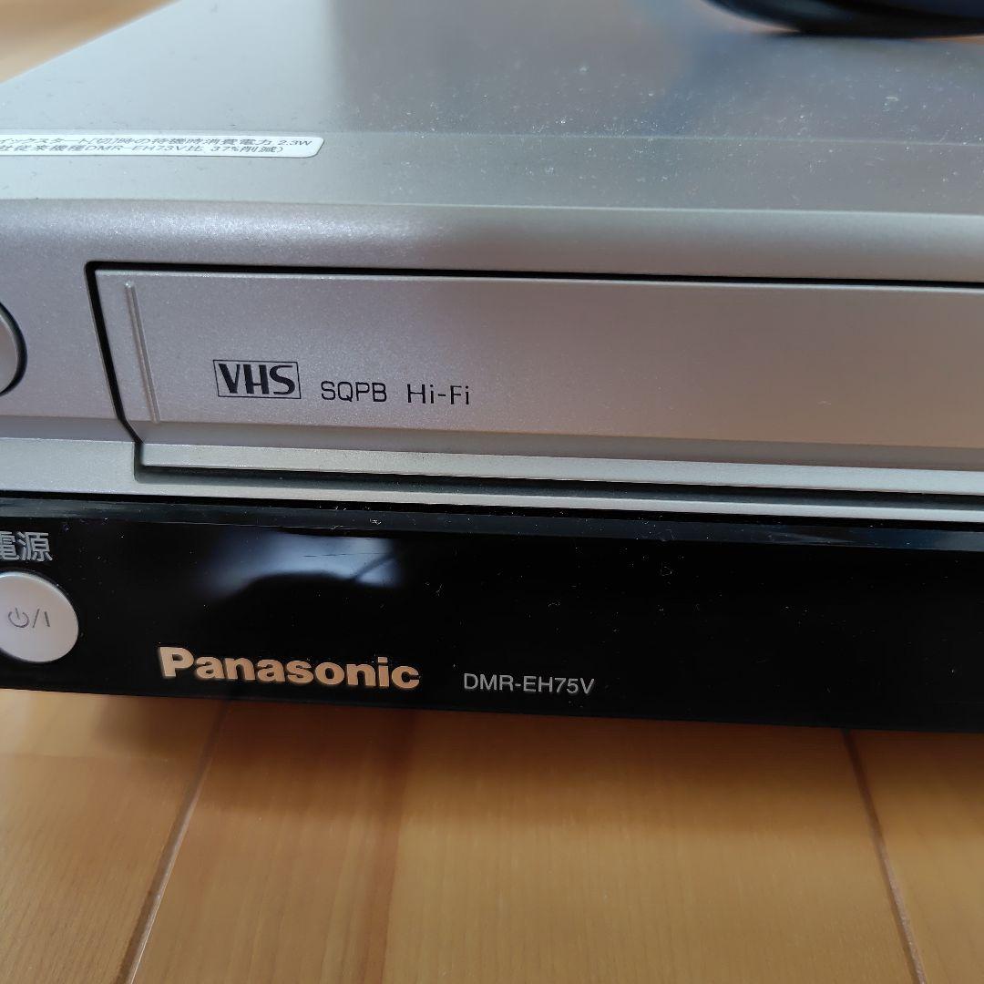 ビデオテープからDVDへダビング　 DMR-EH75V VHS/DVDレコーダー
