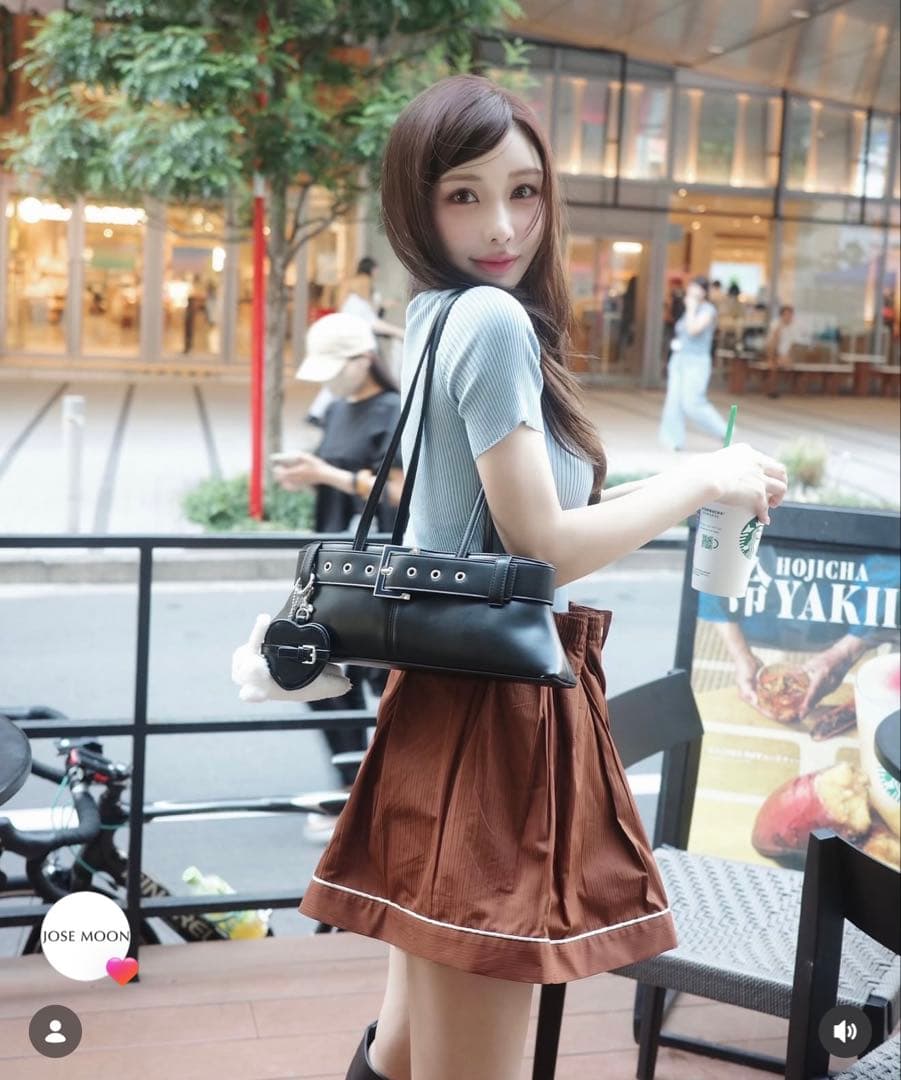 【JOSEMOON】 ORBIT BELT BAG ※Black