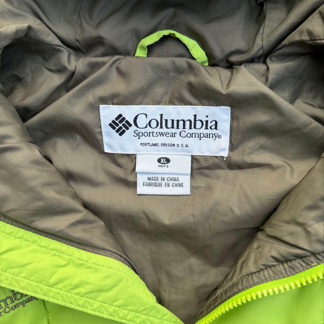 渡*匠様 コロンビア hooded puffer jacket テック グリーン