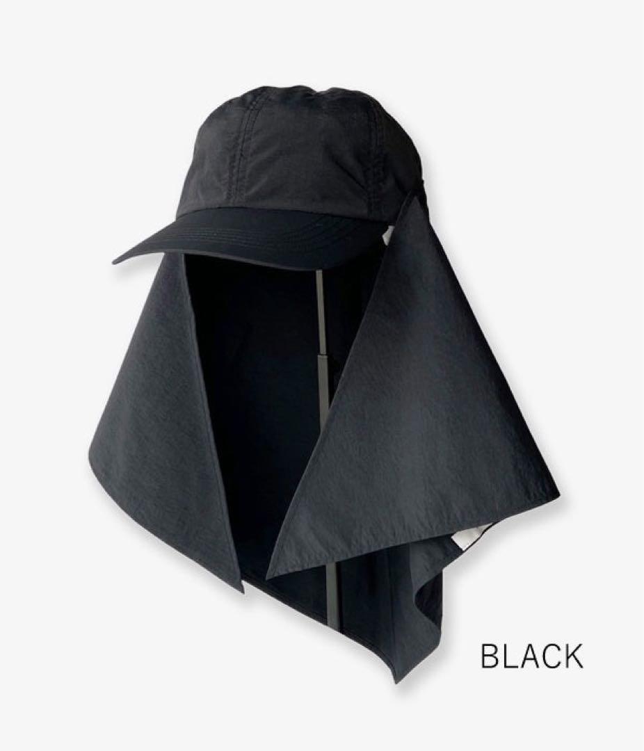 PHENNY キャップ Nylon taffeta cap with scarf