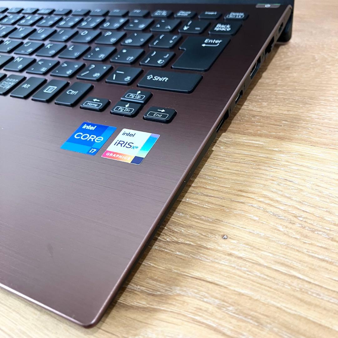 VAIO i7 32GB SSD512GBタッチWindows11ノートパソコン