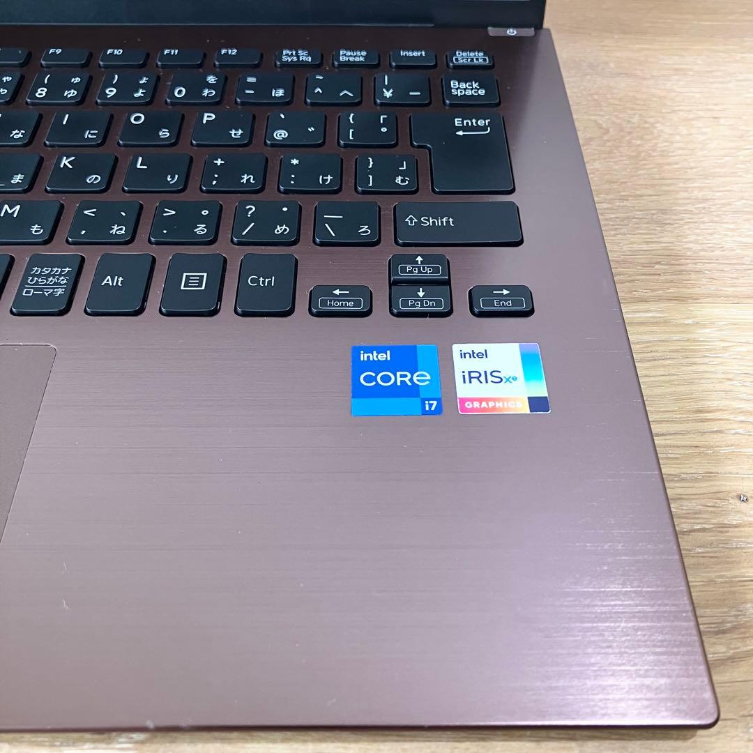 VAIO i7 32GB SSD512GBタッチWindows11ノートパソコン